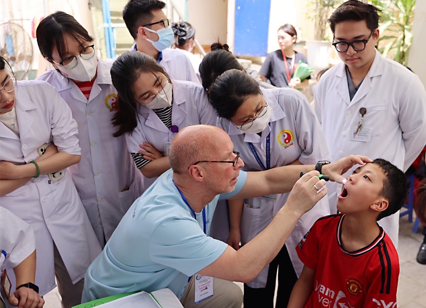 Operation Restore Hope on site at the hospital in Hanoi