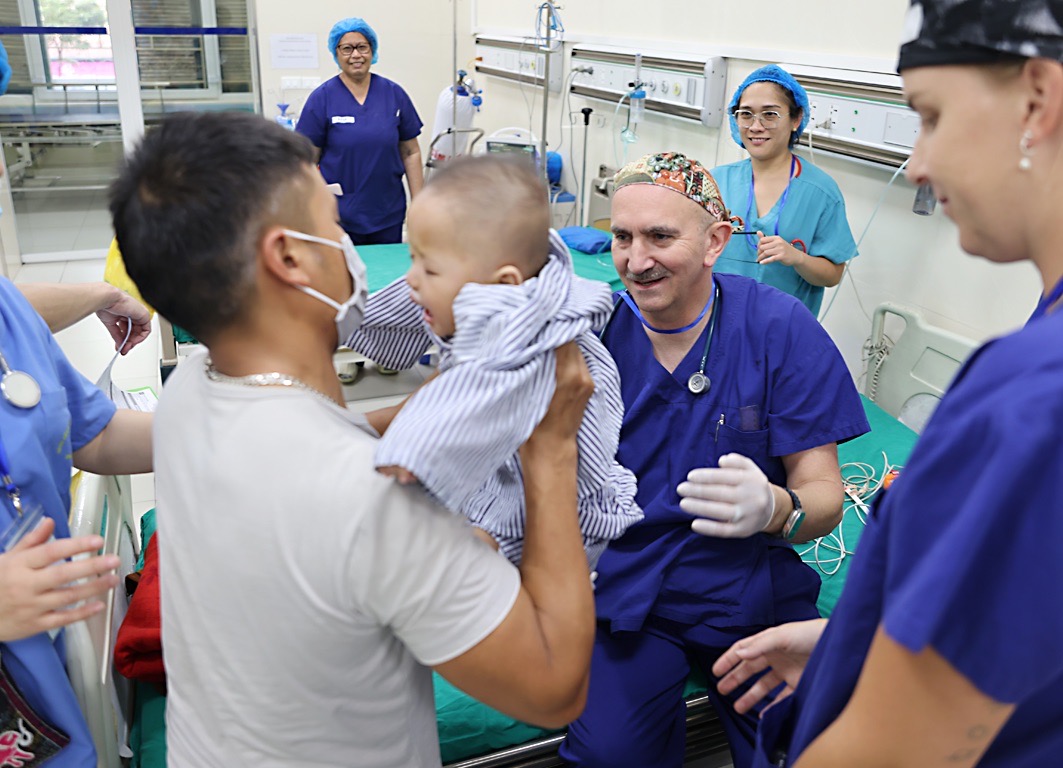 Operation Restore Hope on site at the hospital in Hanoi