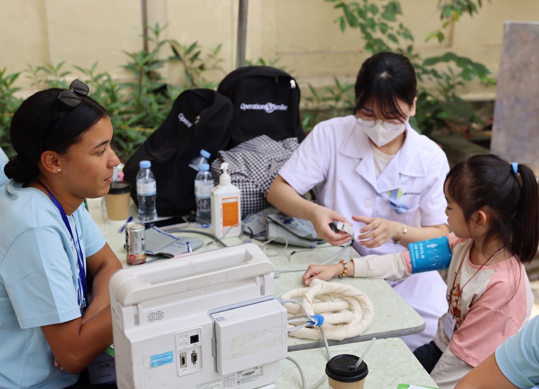 Operation Restore Hope on site at the hospital in Hanoi