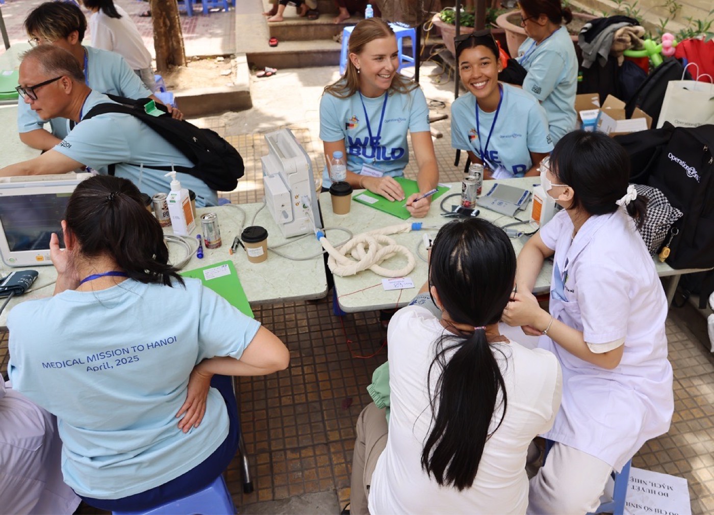 Operation Restore Hope on site at the hospital in Hanoi