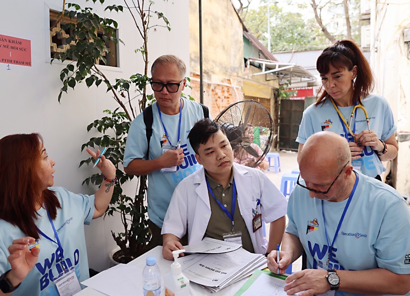 Operation Restore Hope on site at the hospital in Hanoi